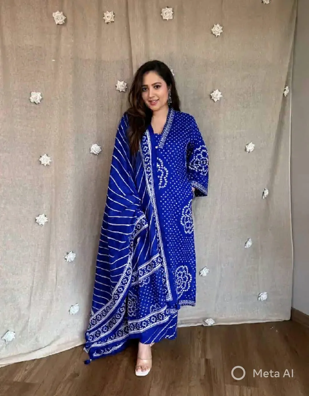 Jaipuri Cotton Designer 3PC Kurta Set