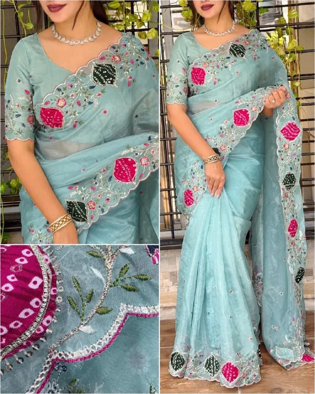 Trending saree colors for {season} {year}