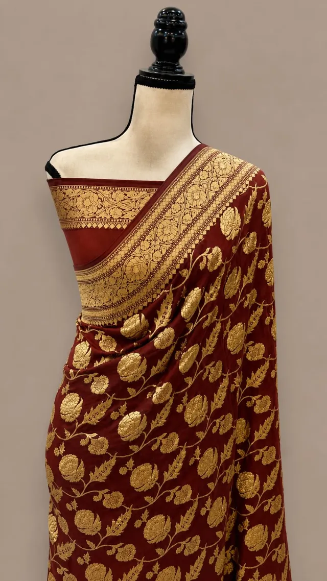 Premium Banarasi Georgette Silk Saree Collection