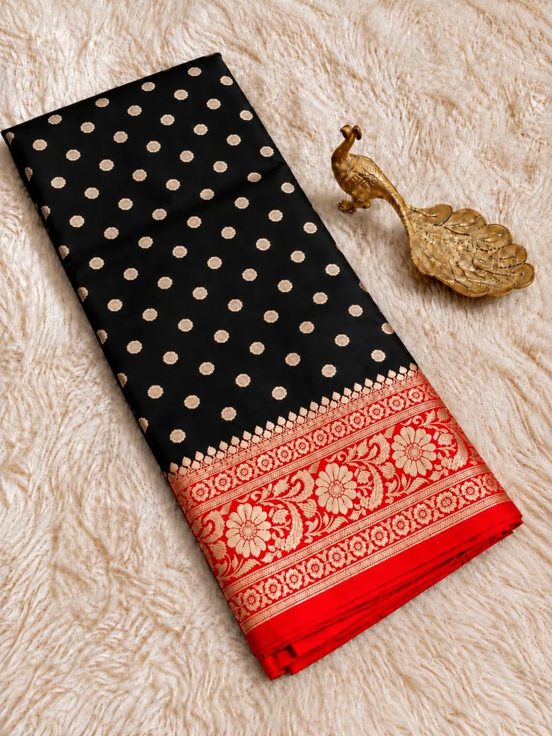 Banarasi Soft Georgette Silk Buti Saree Collection - View 2
