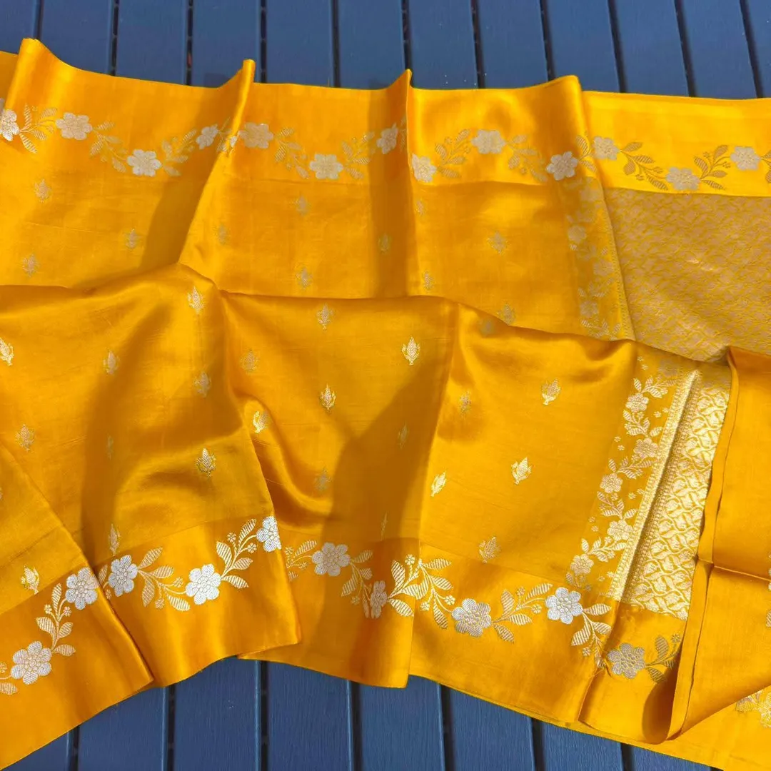 Banarasi Katan Soft Silk Saree | Latest Designer Collection - View 2