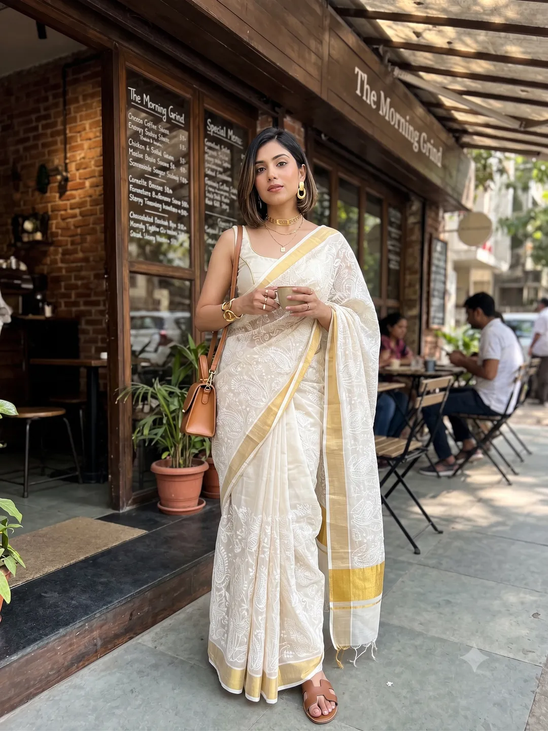 Banarasi Handloom Kota Check Silk Saree Collection - Premium Banarasi Handloom Kota Check Silk Saree Online India - Buy at ₹1899 - Image 1