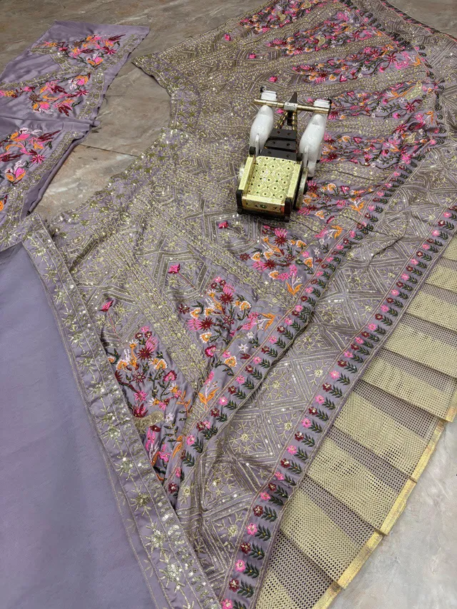 Premium 4-Meter Flared Lehenga Set - Exceptional Quality - View 6