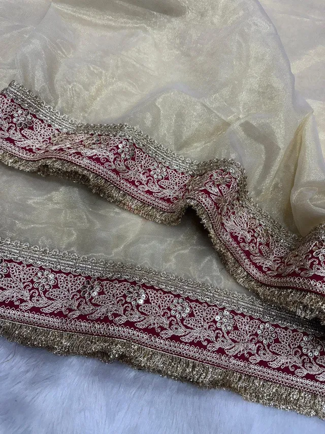 Kajol Special - Soft Twill Net Designer Saree - View 4