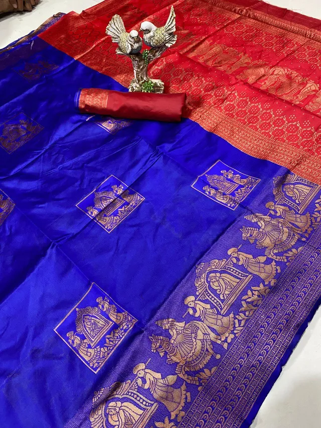 Silk Saree - Elegant Jacquard Masterpiece - View 3