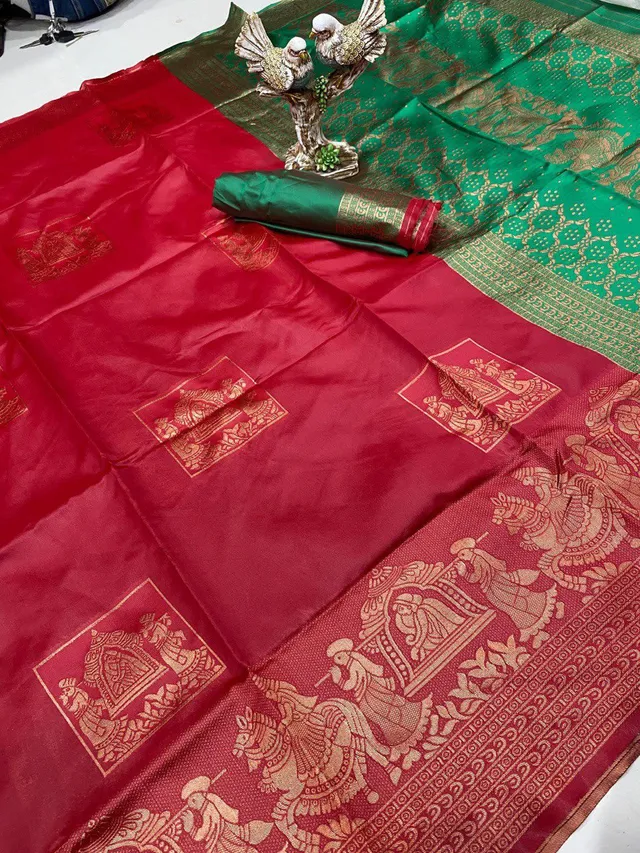 Silk Saree - Elegant Jacquard Masterpiece - View 4