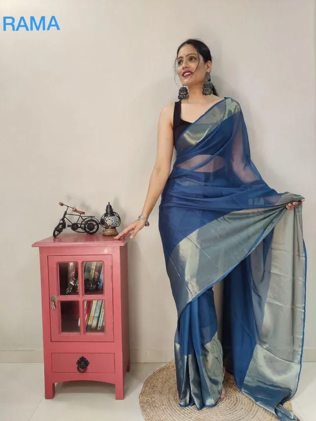 Beautiful 1-Min Ready-to-Wear Saree