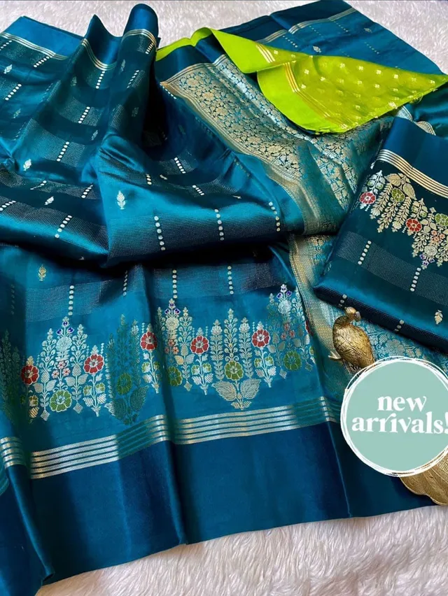 City of Banaras - Banarasi Daybal Rao Mango Soft Silk Saree - View 2