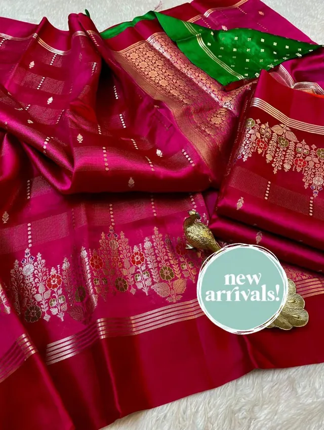 City of Banaras - Banarasi Daybal Rao Mango Soft Silk Saree - View 4