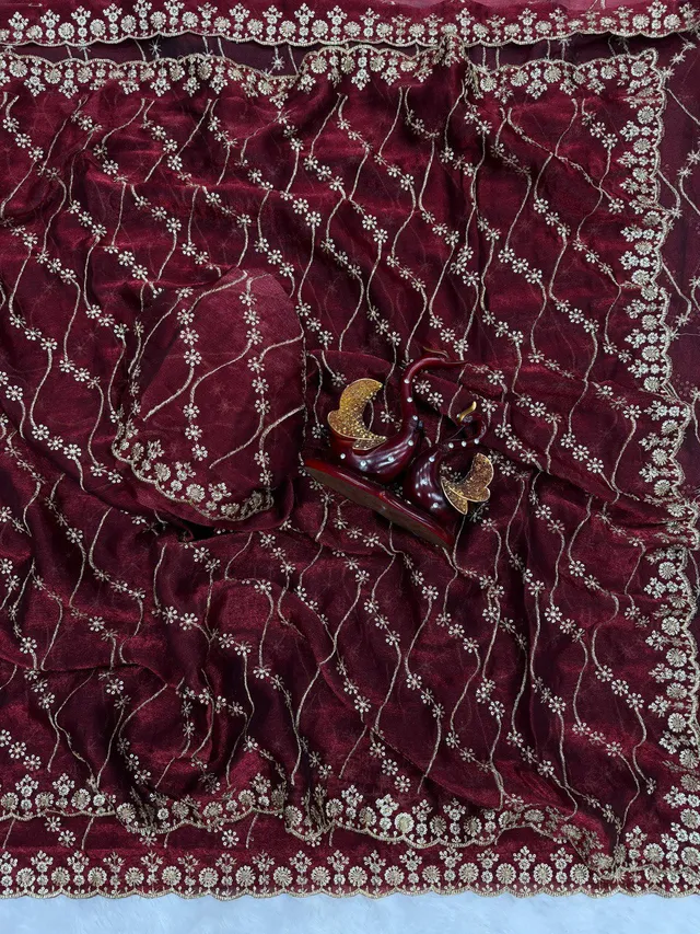 Beautiful Super Trending Sequins Saree Collection - View 7