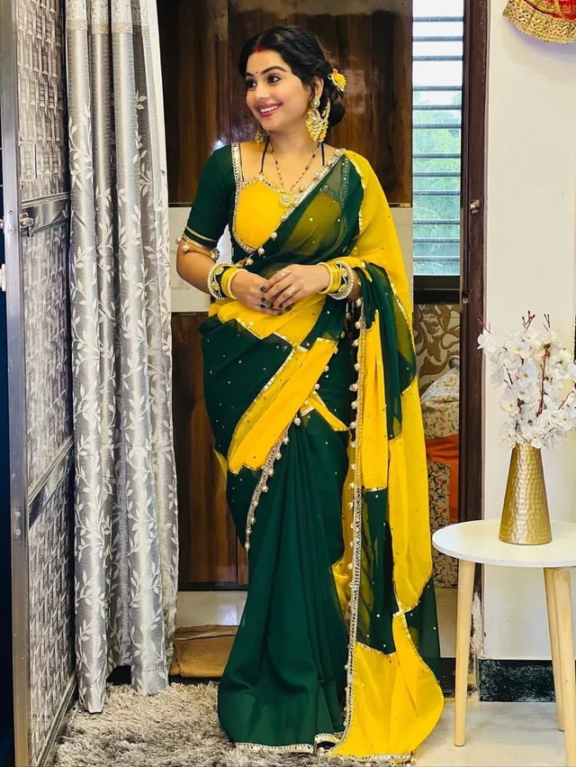 Most Demanded & Trending Handmade Designer Saree - View 2