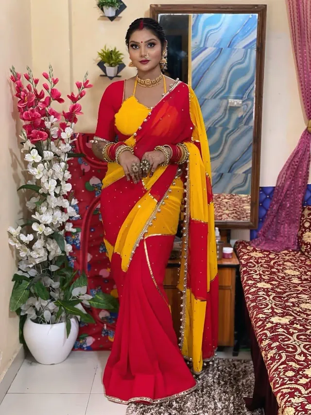 Most Demanded & Trending Handmade Designer Saree - View 6