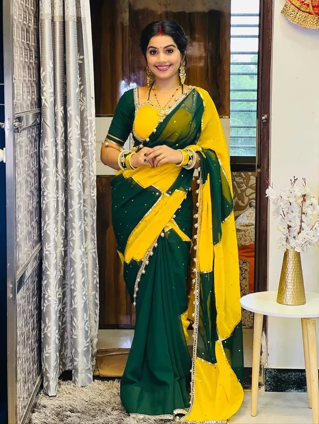 Most Demanded & Trending Handmade Designer Saree - View 7
