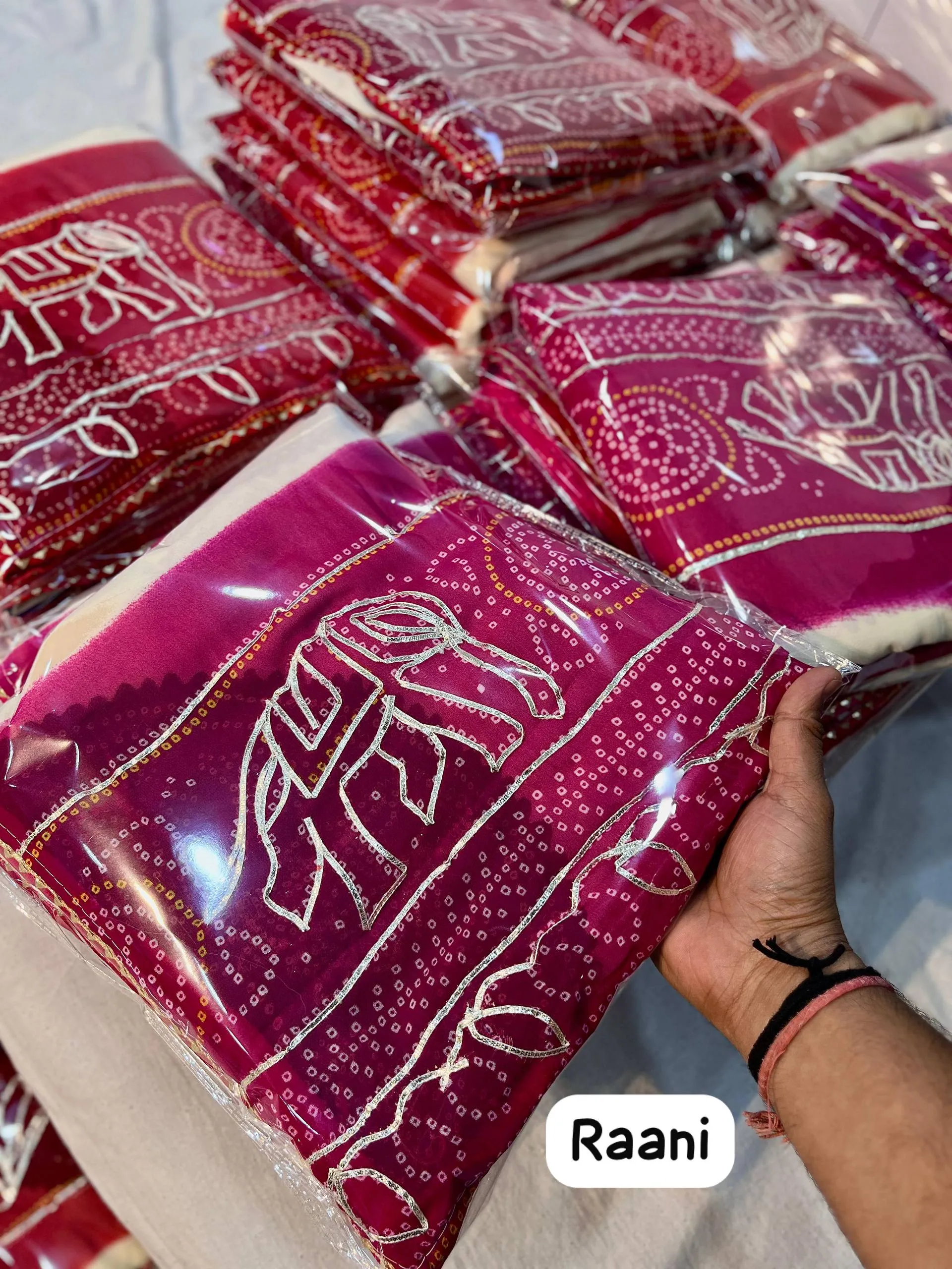 Premium Soft Moss Chiffon Bandej Saree - View 4