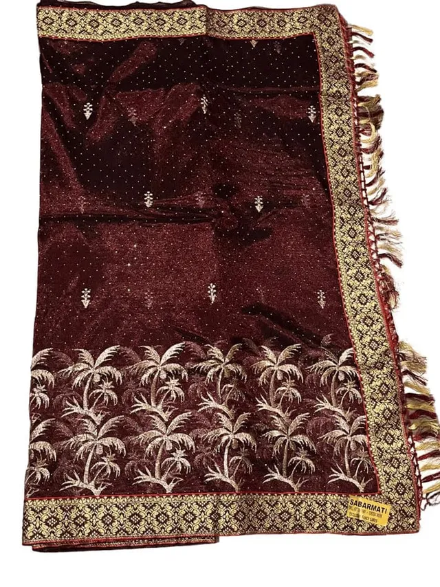 Combo: 2 Designer Twill Net Sarees - Sequin - View 5