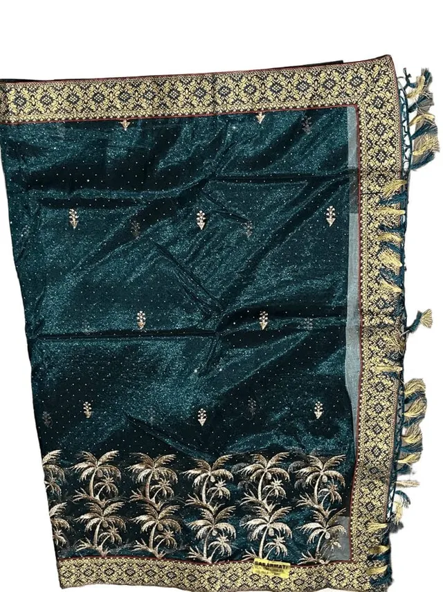 Combo: 2 Designer Twill Net Sarees - Sequin - View 7