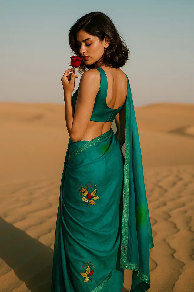 Lightweight Chiffon Saree for Daily wear and Party Functions - View 2