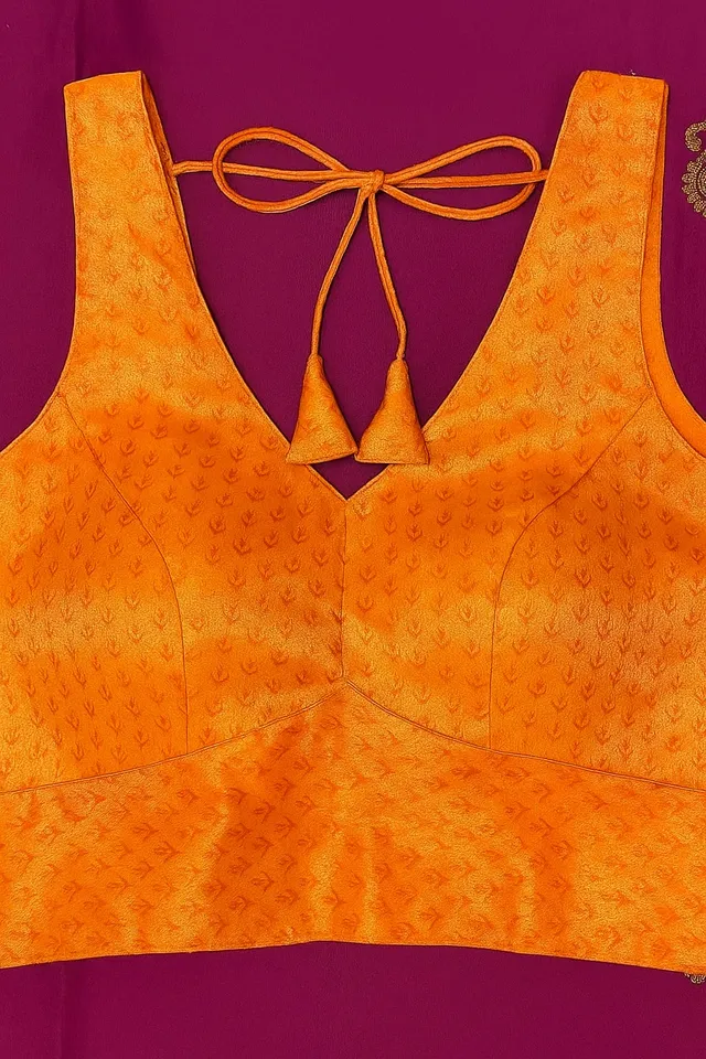 Beautiful Digital Printed Crepe Silk Saree - View 5