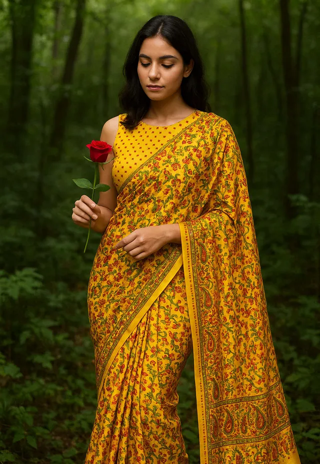 Lightweight Saree for Daily wear and Party Functions. - View 3