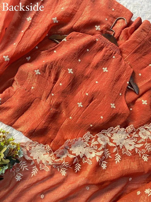 Exclusive 3-Piece Kurti, Flared Sharara & Dupatta - View 2
