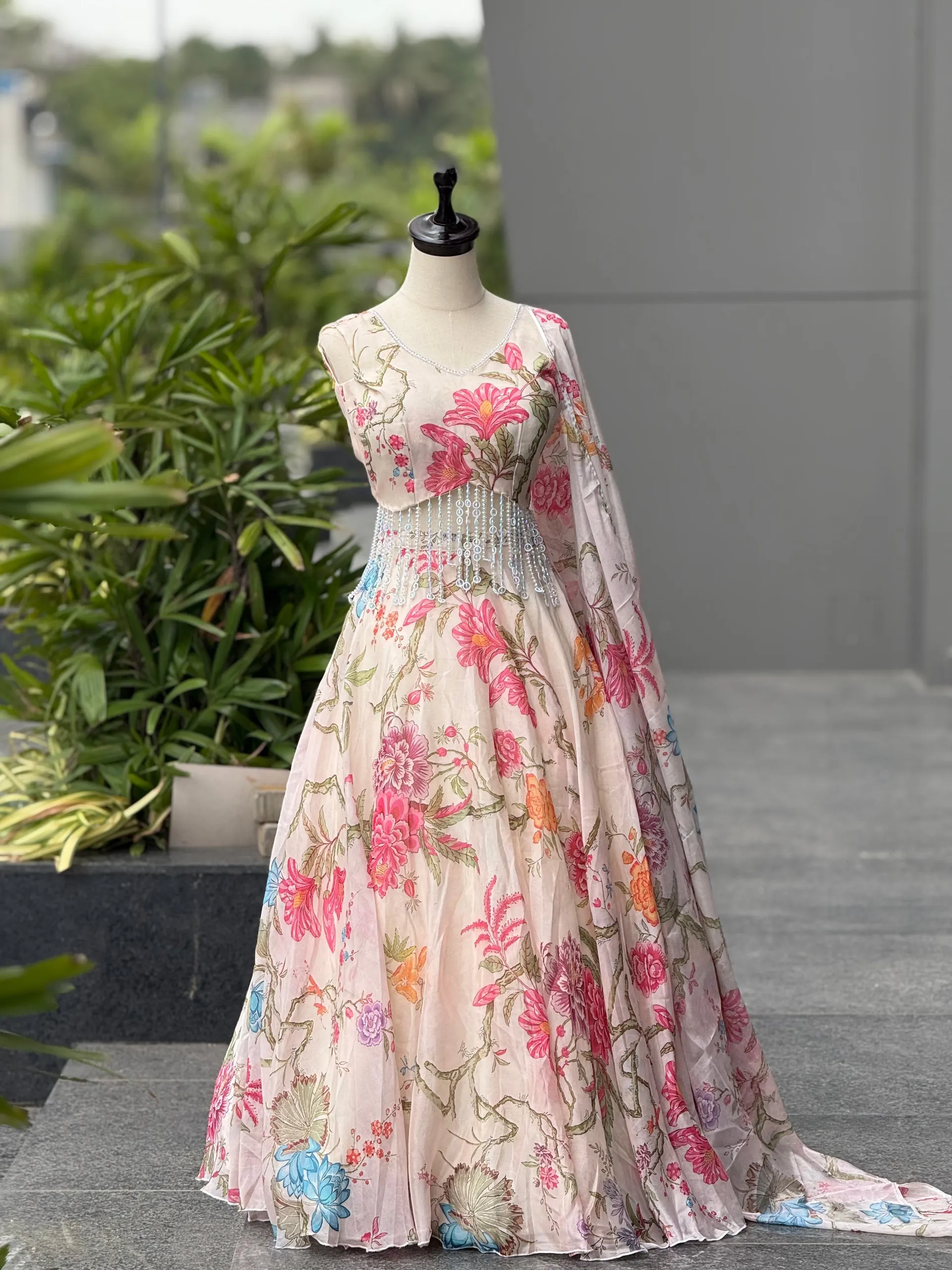 Exclusive Corset Lehenga Set – Real Shoot Design - View 3