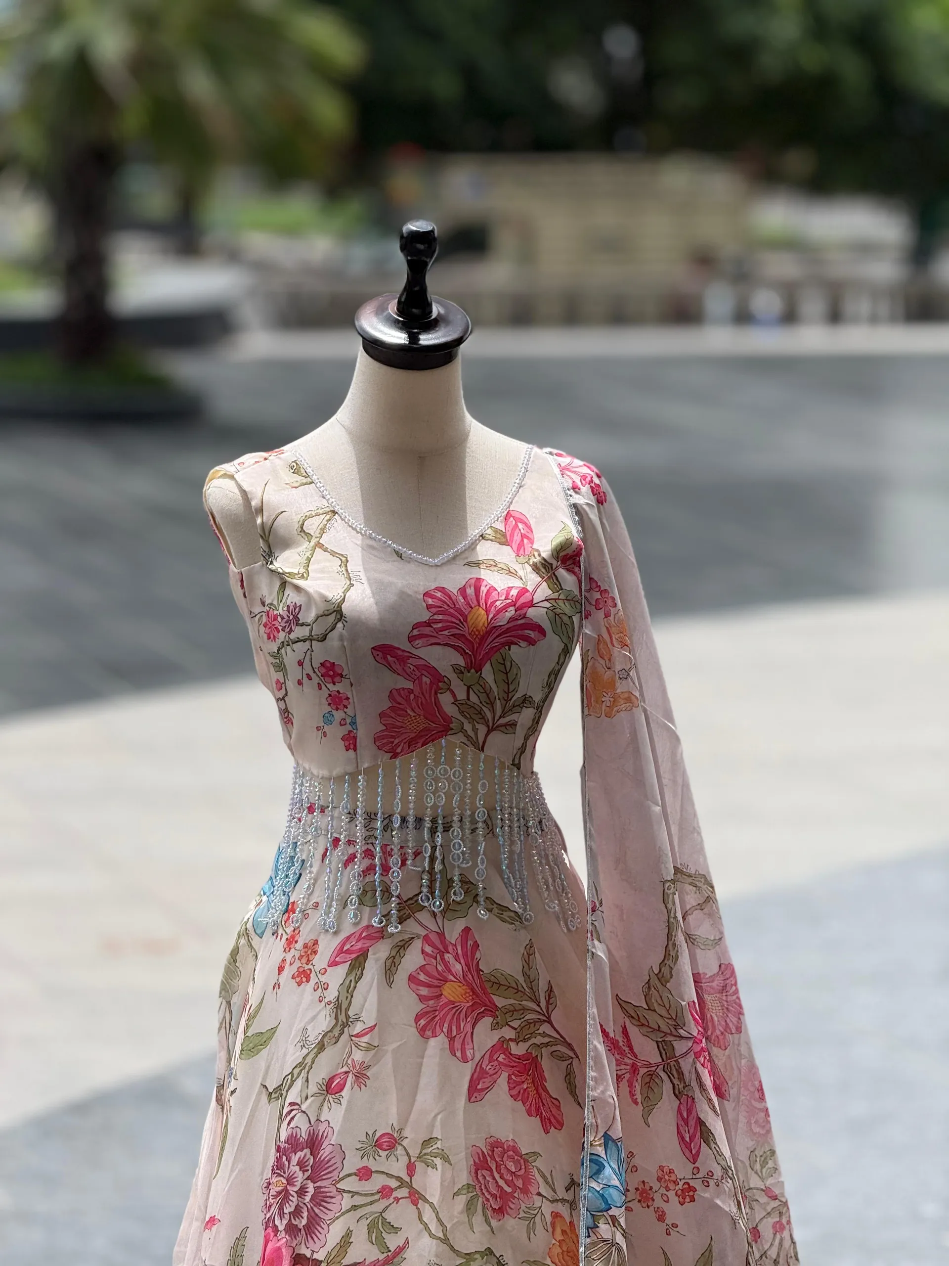 Exclusive Corset Lehenga Set – Real Shoot Design - View 4