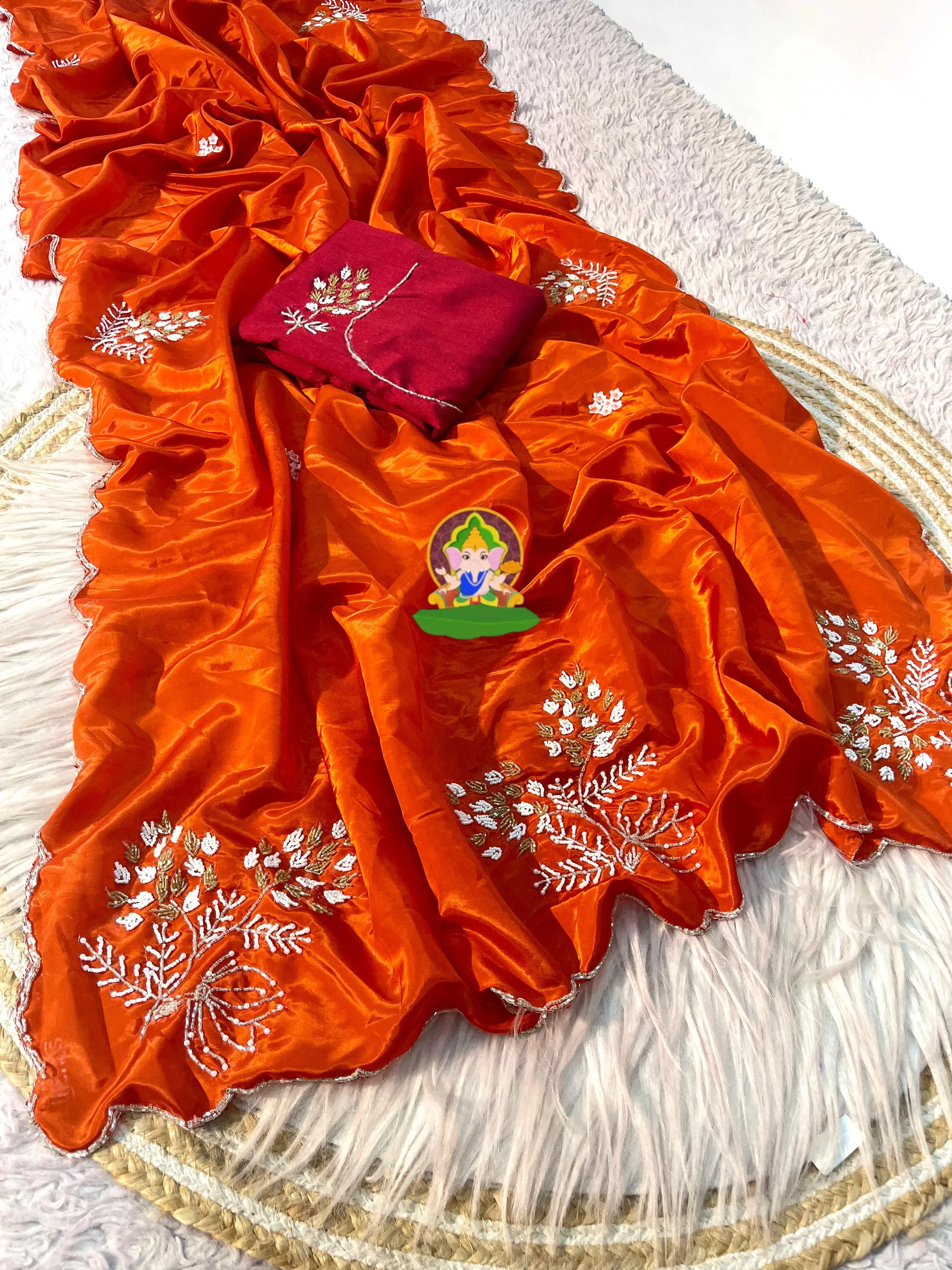 Superhit Collection – HO Silk Saree with Heavy Handwork - Silk Saree Online India - Buy at ₹2099 - Image 1