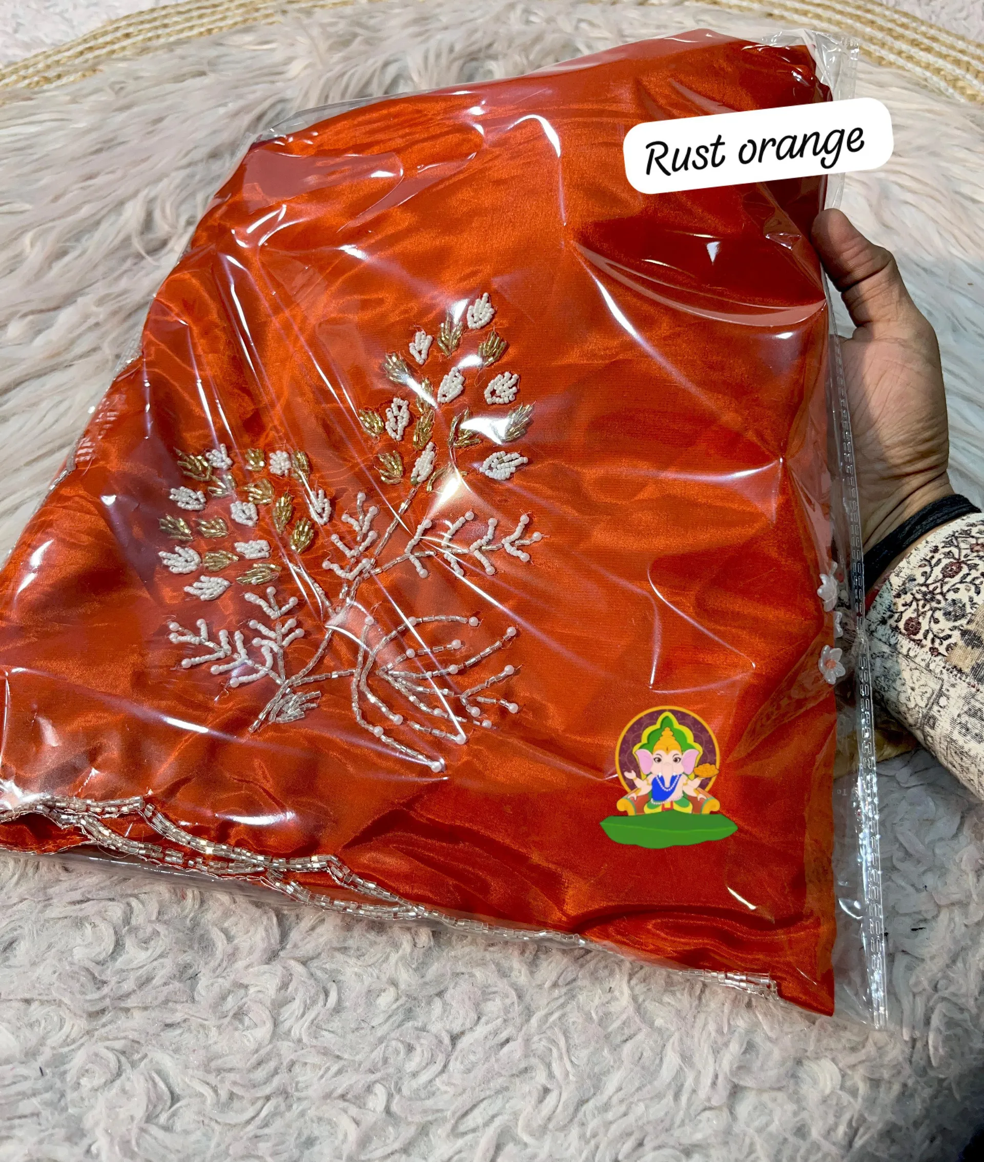 Superhit Collection – HO Silk Saree with Heavy Handwork - View 2