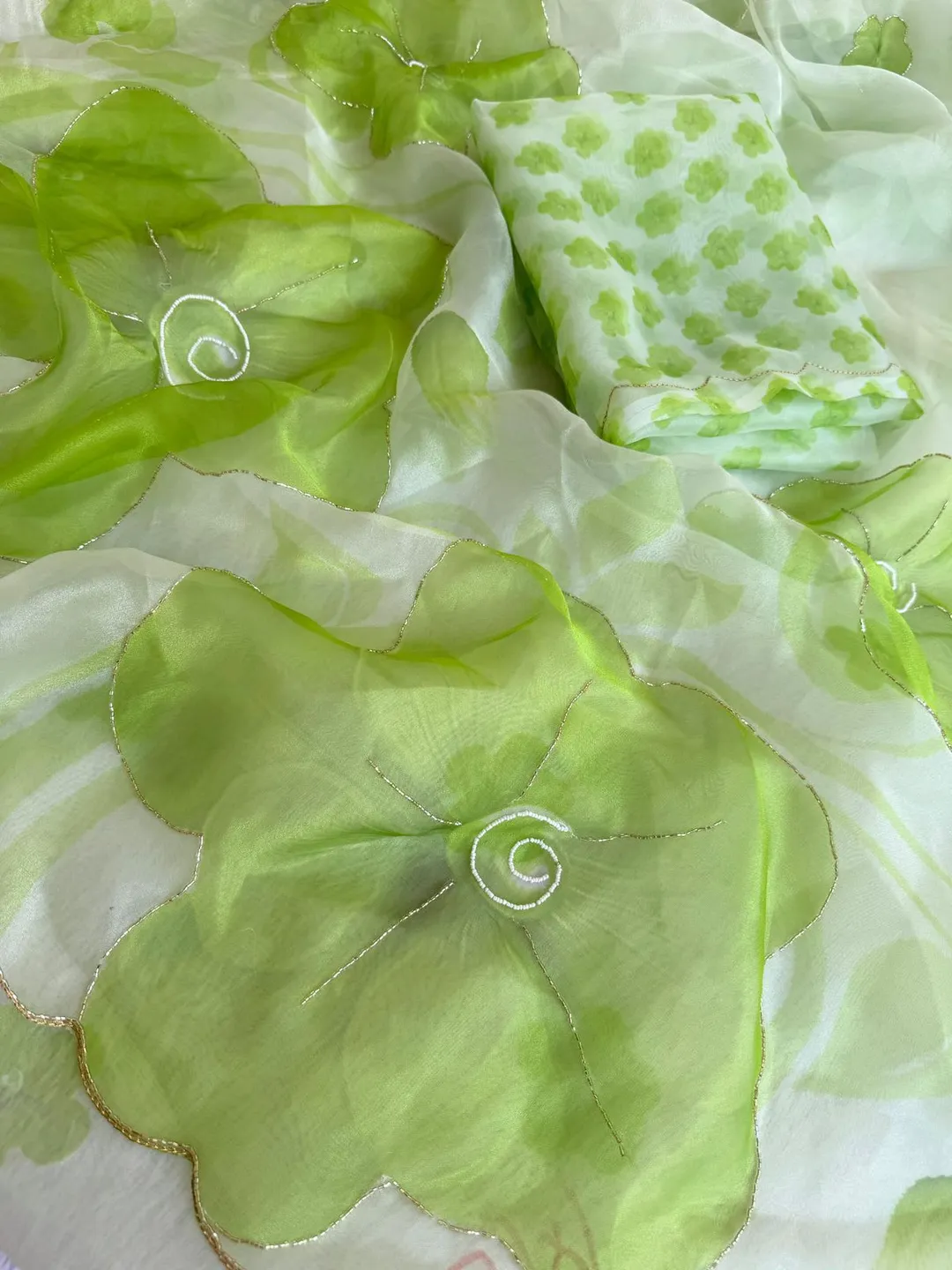 Exclusive Elegant Launch – Fancy Organza Saree Collection - View 3