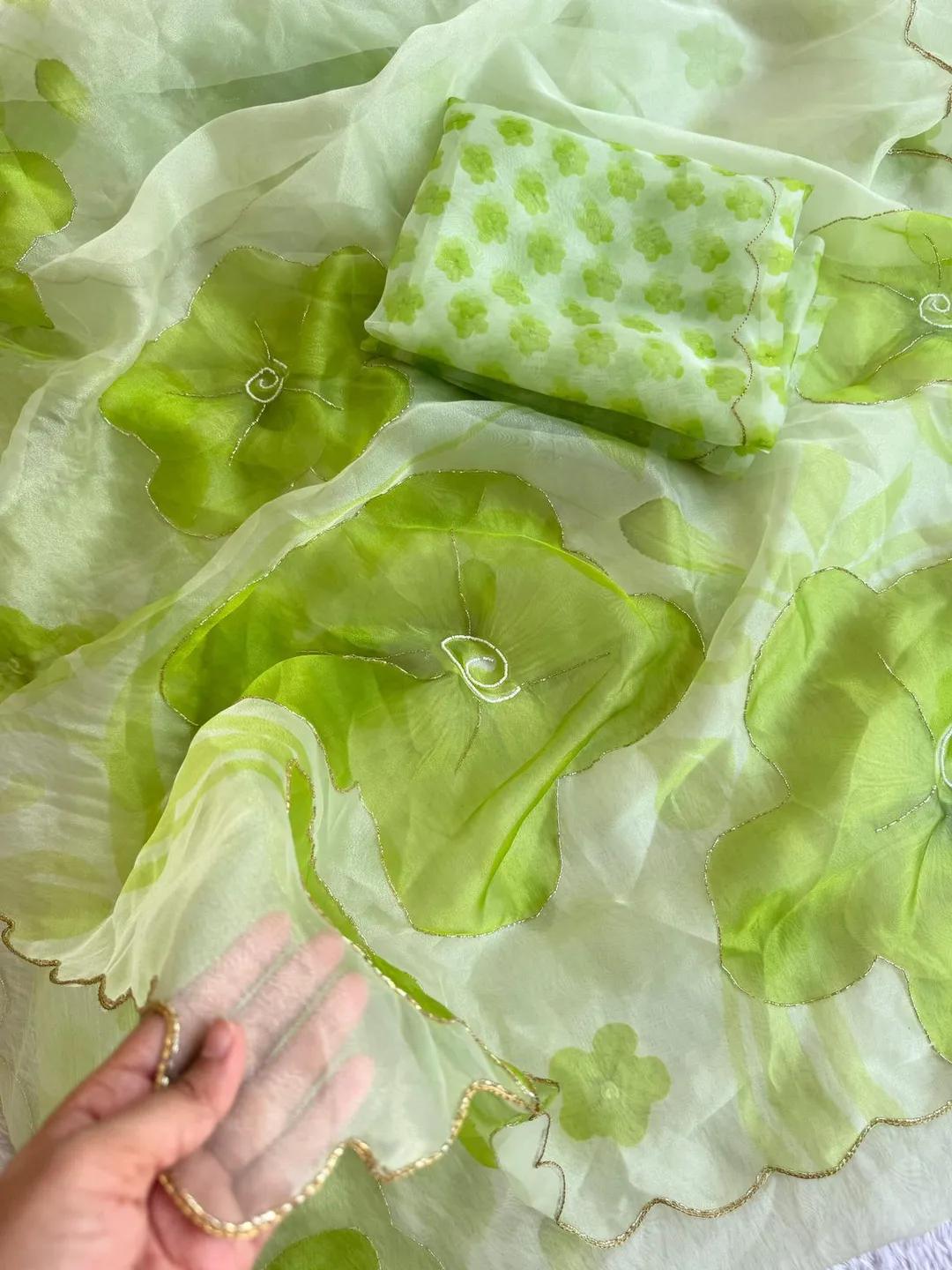 Exclusive Elegant Launch – Fancy Organza Saree Collection - View 4