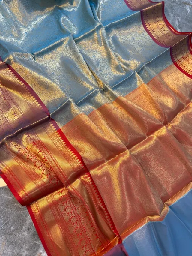 Banarasi Zari Tanchui Silk Saree