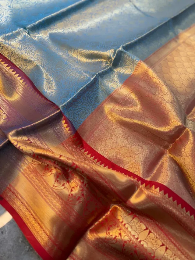 Banarasi Zari Tanchui Silk Saree - View 2