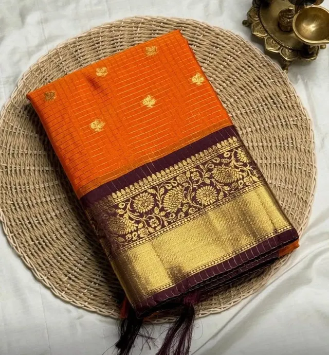 Banarasi Semi Katan Soft Saree - View 4