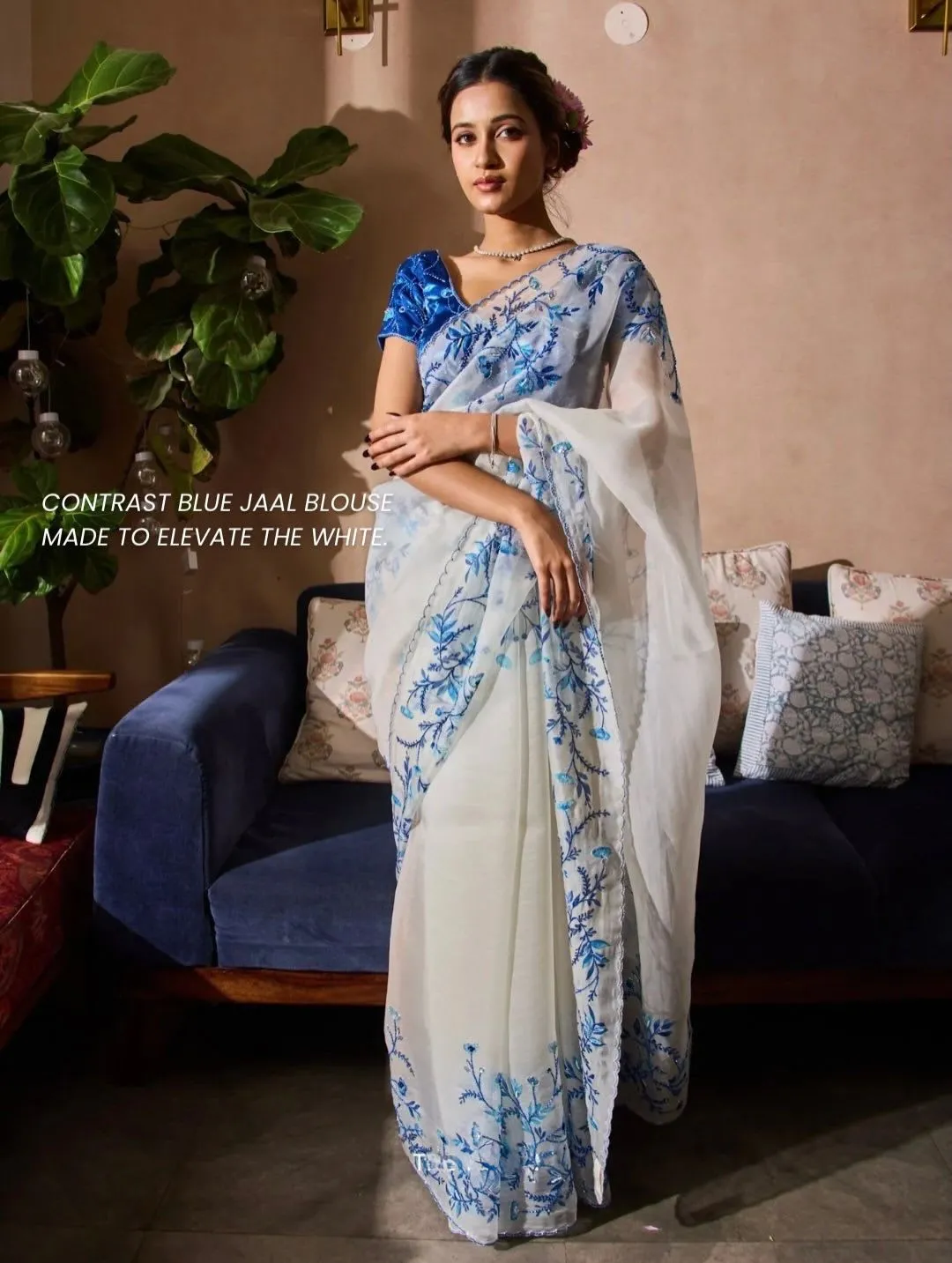 New Trending Floral Handwork Saree Collection