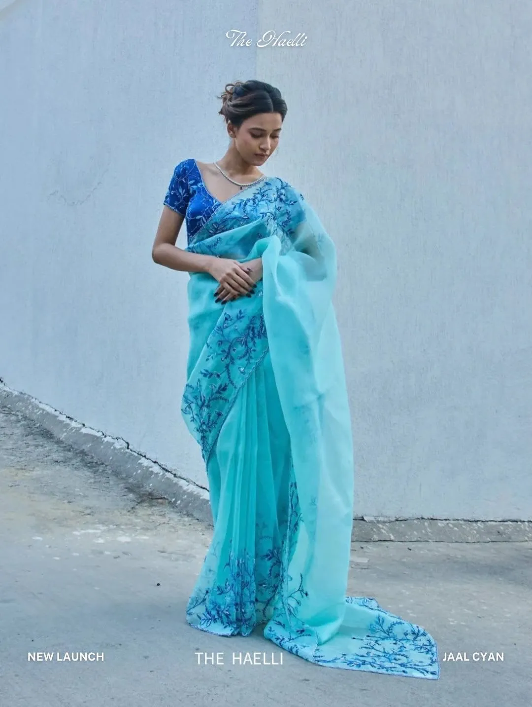 New Trending Floral Handwork Saree Collection