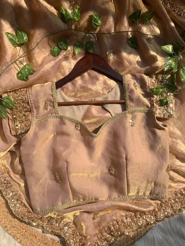 Fendy Satin Designer Saree – Single Hit Design - View 4