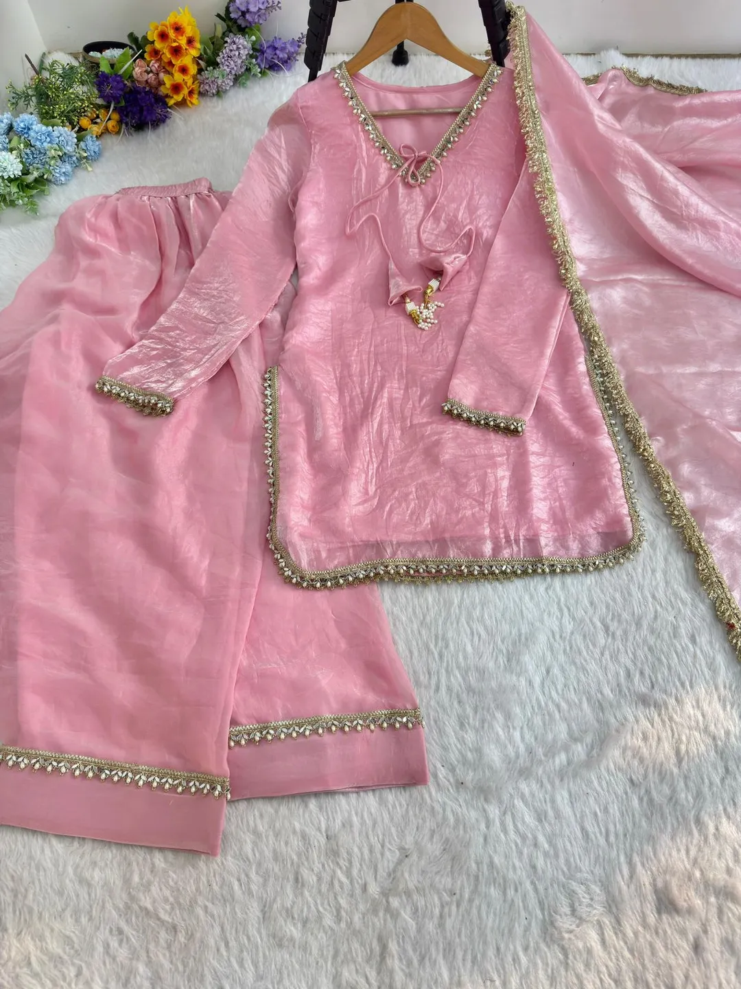 Designer Farsi Salwar Set – Elegant Ethnic Wear - View 3