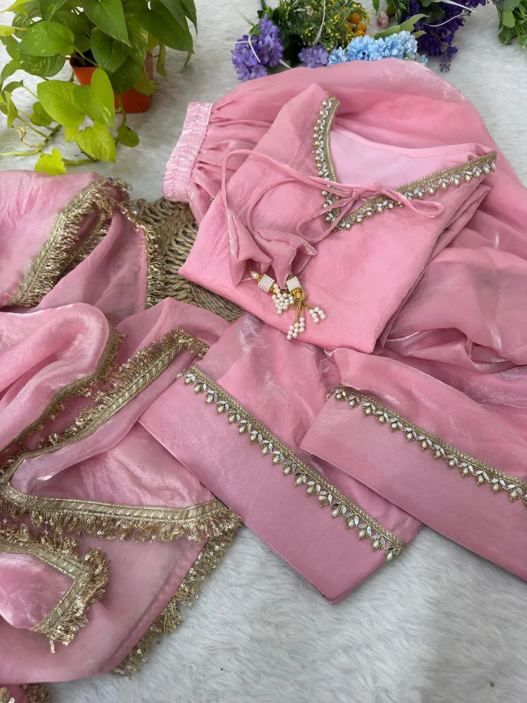 Designer Farsi Salwar Set – Elegant Ethnic Wear - View 4