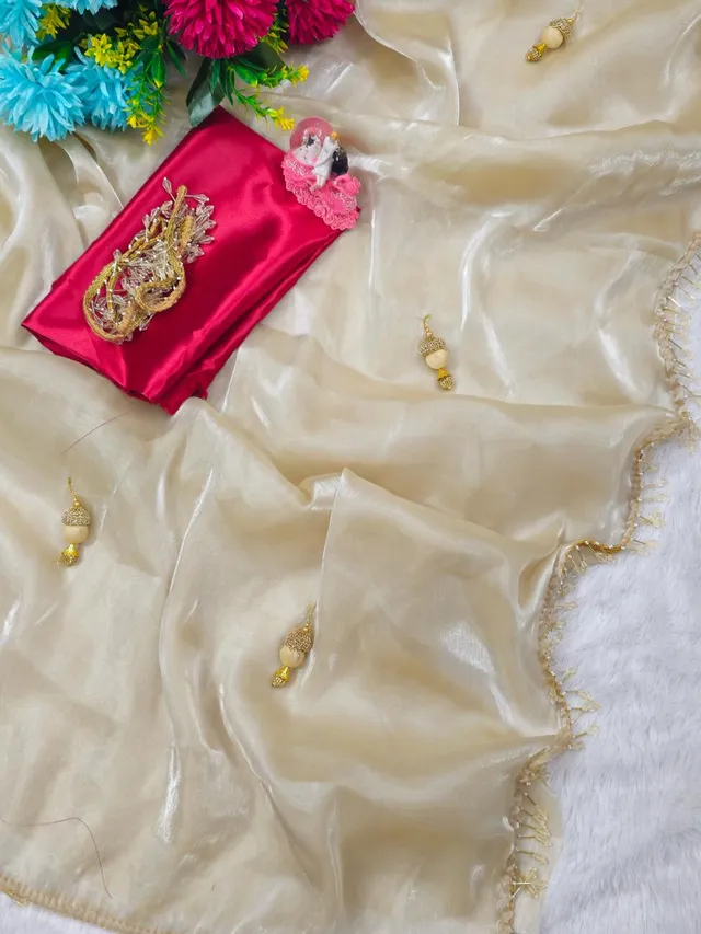 New Premium Launch ✨ G-MEE Satin Saree (Code: 1228) - View 8