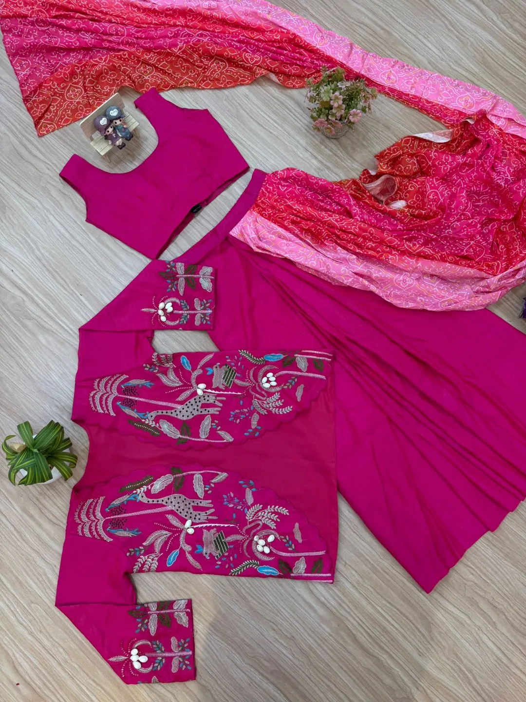 Indo-Western Drape Saree - View 5