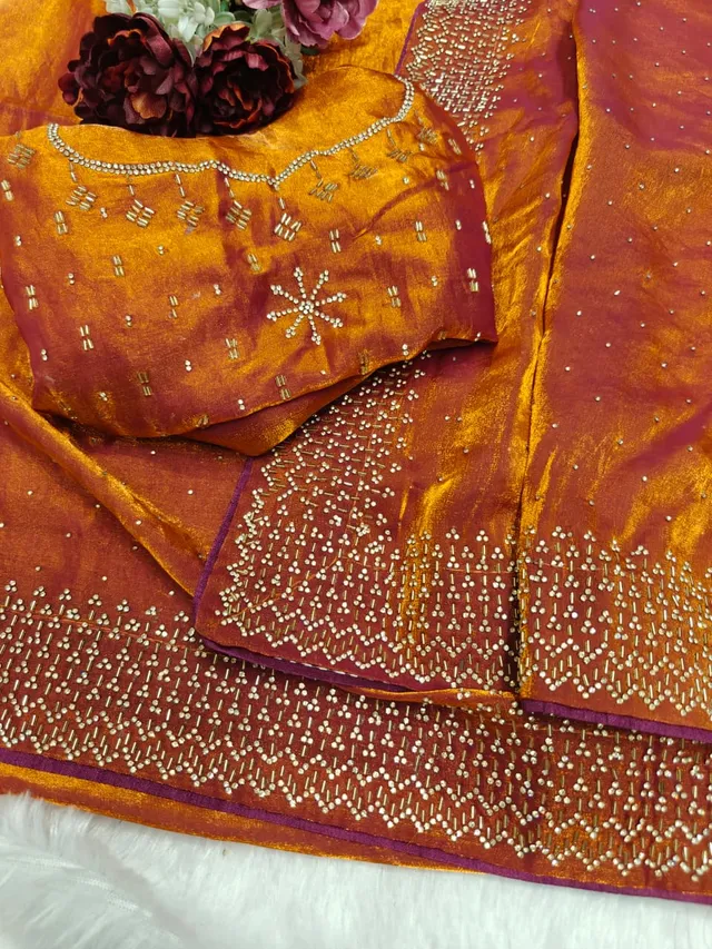 Fancy Designer Space Silk Saree - View 2