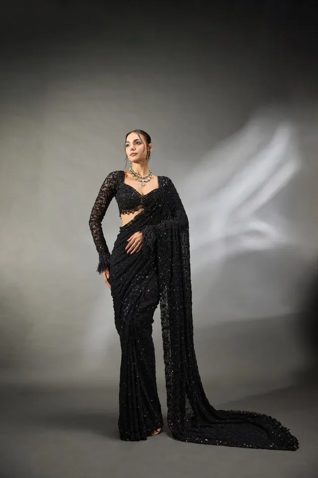 Bollywood Blockbuster Sequins Saree