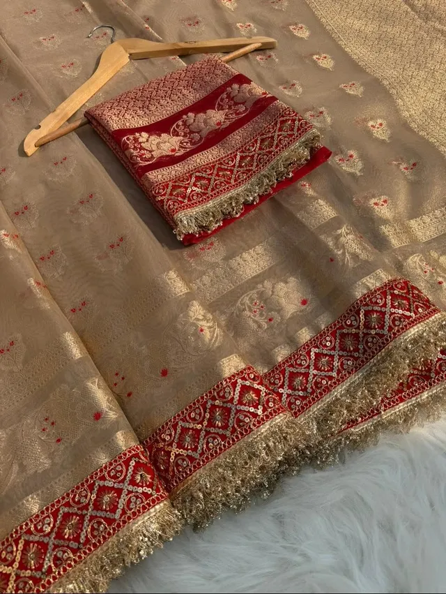 Maharani Edition Banarasi Tissue Silk Saree