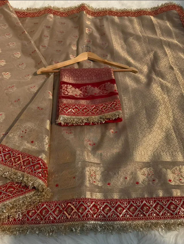 Maharani Edition Banarasi Tissue Silk Saree - View 4
