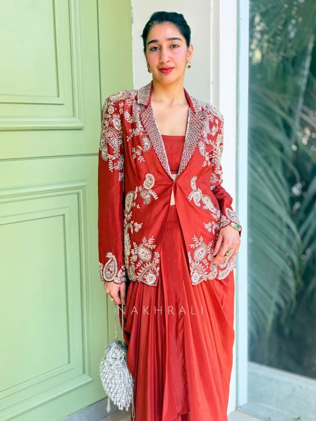 Trending Party Wear Koti with Dhoti Lehenga Set