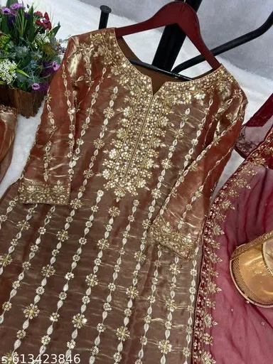 Eid Special Designer Kurti Set – 3 Piece Collection - View 2