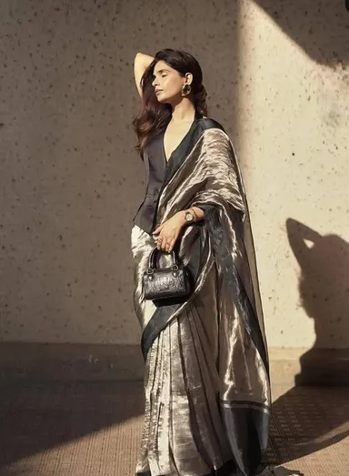Banarasi Soft Tissue Silk Saree – Fresh Launch