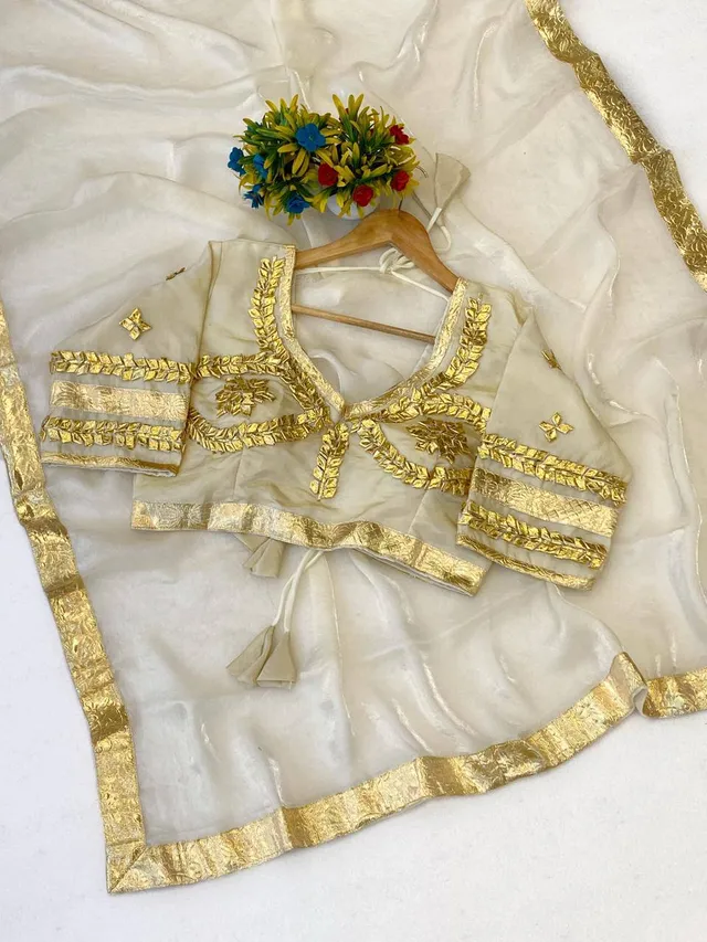 Moni Roy Inspired Aangi Blouse Saree – Premium Launch - View 6