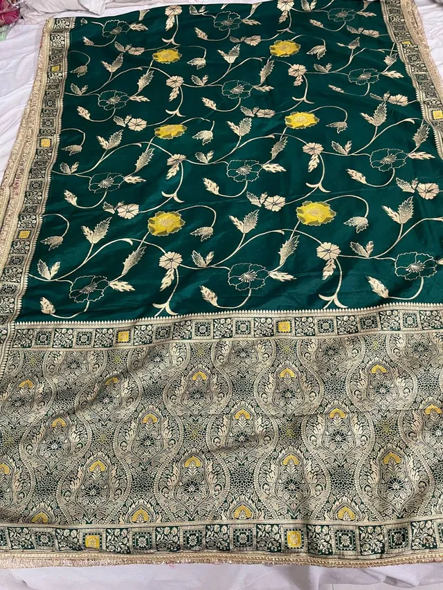 Dola Silk Meenakari Weaving Saree - View 2