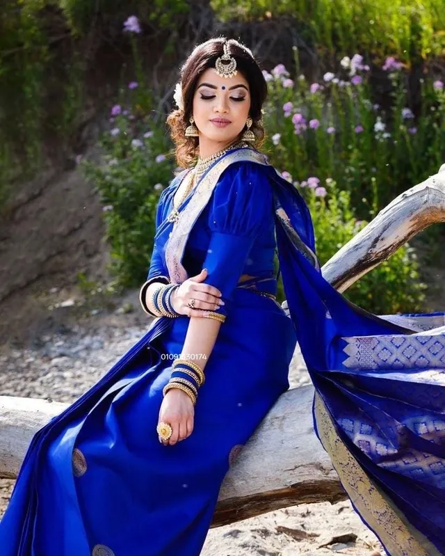 Elegant Daily Wear Saree with Jacquard Border Blouse